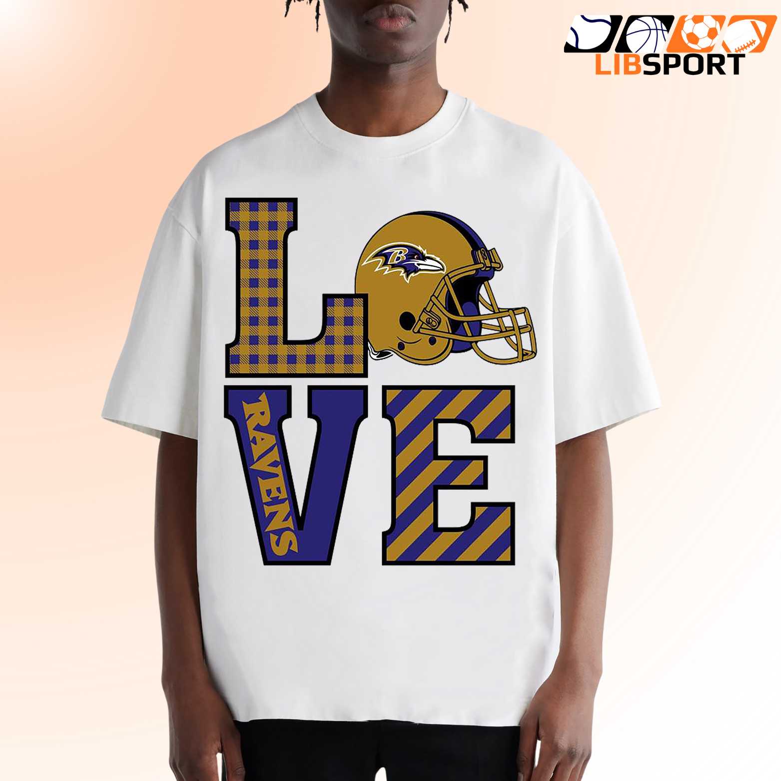 Love Baltimore Ravens T Shirt, Nfl Streetwear Top, Gift For Fan